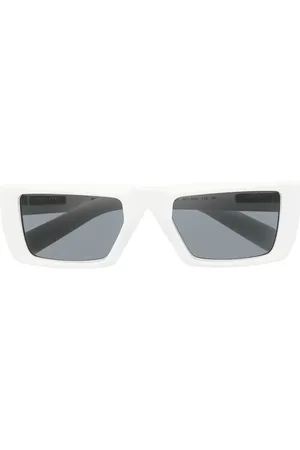 Prada Lentes con armazón rectangular y logo