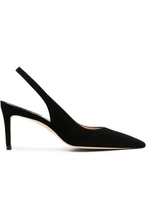 Stuart Weitzman Zapatillas con tira trasera y tacón de 75mm
