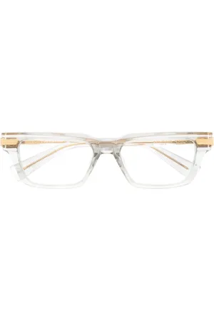 Balmain Lentes con armazón cuadrada y placa del logo