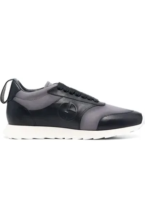 Giorgio Armani Tenis bajos con paneles