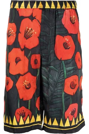 Endless Joy Bermudas de seda con estampado floral