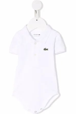 Lacoste Playera tipo playera tipo polo con parche del logo
