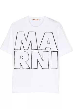 Marni Playera manga corta con logo estampado