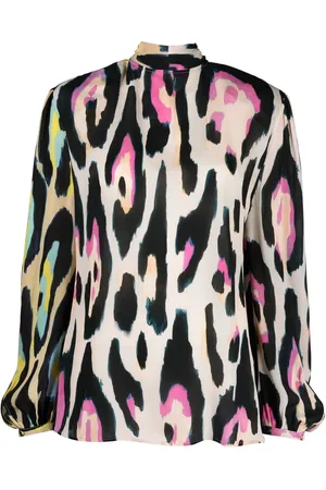 Roberto Cavalli Camisa con estampado de leopardo
