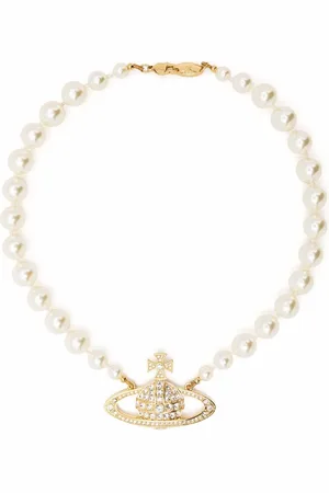 Vivienne Westwood Gargantilla Bas Relief con perlas