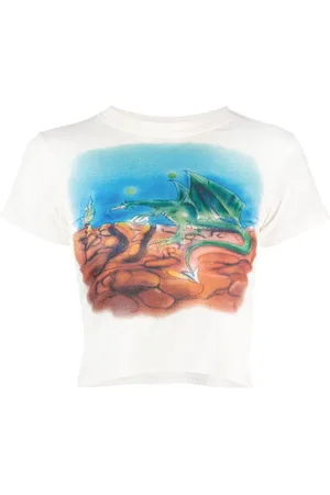 ERL Playera corta con estampado gráfico