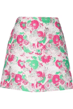 Ganni Falda con motivo floral