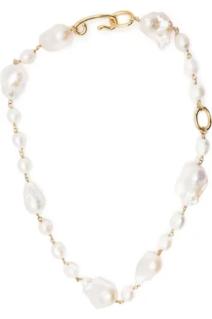 Jil Sander Collar de perlas con detalles