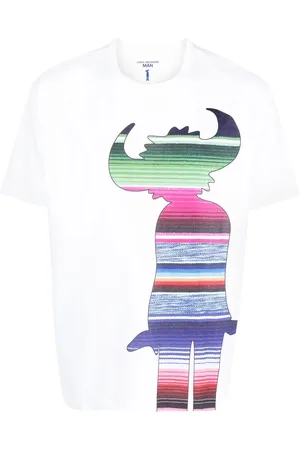 JUNYA WATANABE Playera con estampado gráfico