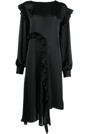 REMAIN Vestido largo con volantes