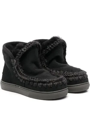 Mou Botines con detalle de lana