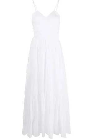 Marant Etoile Vestido largo con detalle fruncido