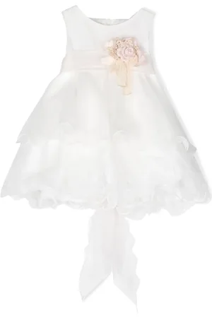 Mimilù Vestido a capas con detalle floral