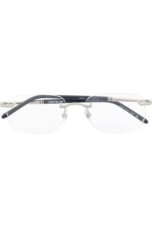 Montblanc Lentes de sol rectangulares sin armazón