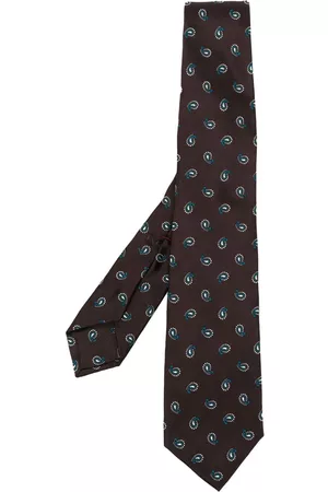 BARBA Hombre Corbatas - Corbata de seda con estampado de cachemira