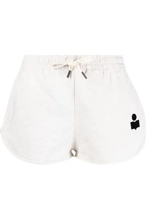 Marant Etoile Shorts deportivos Mifa con logo estampado