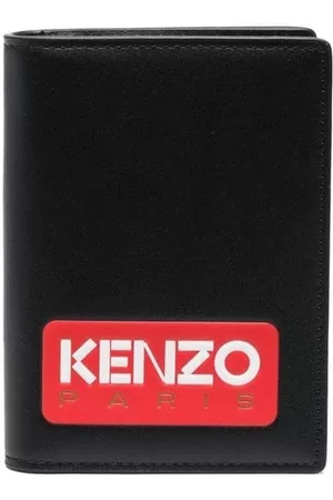 Kenzo Cartera plegable con parche del logo