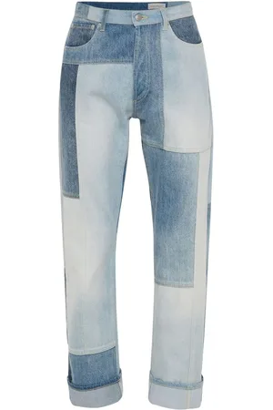 Alexander McQueen Jeans con diseño patchwork