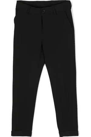 VERSACE Pantalones rectos con logo estampado