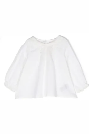 BONPOINT Blusa con ribete de encaje