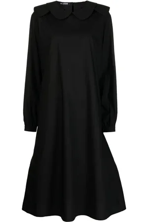 RAF SIMONS Vestido de encaje con cuello redondo