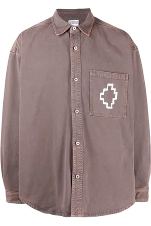 MARCELO BURLON Camisa con motivo Cross