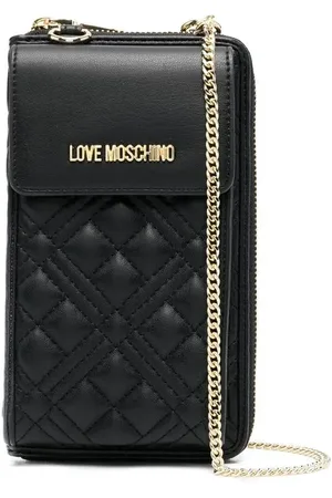 Moschino Cartera capitonada con cadena
