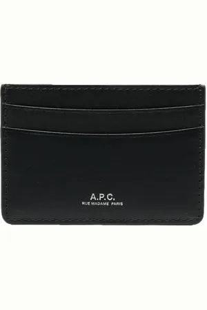 A.P.C. Tarjetero André con logo en relieve