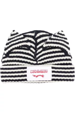 Charles Jeffrey Loverboy Hombre Gorros - Gorro tejido con detalle de orejas de gato