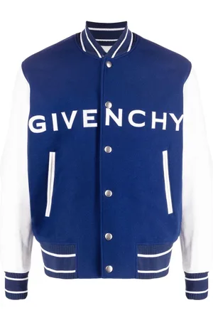 Givenchy Chamarra universitaria con logo estampado