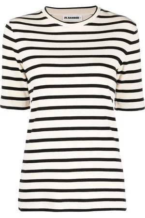 Jil Sander Playera tejida con rayas