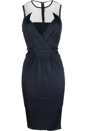 Givenchy Vestido sin mangas con panel transparente 2010