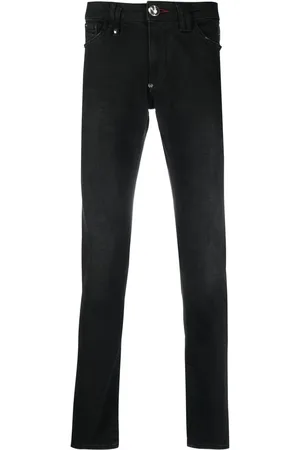 Philipp Plein Jeans slim con placa del logo