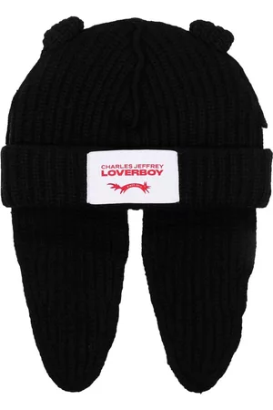 Charles Jeffrey Loverboy Hombre Gorros - Gorro tejido con detalle de oreja de gato
