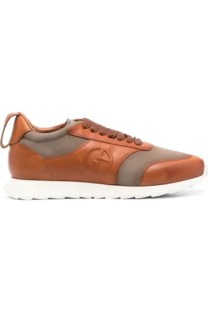 Giorgio Armani Tenis bajos con paneles