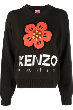 Kenzo Suéter Boke Flower tejido en intarsia