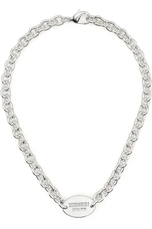 Dsquared2 Collar de cadena con etiqueta
