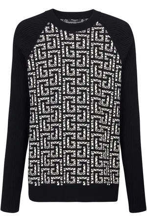 Balmain Suéter con monograma PB
