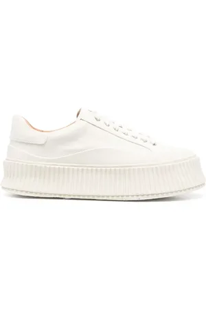 Jil Sander Tenis bajos con agujetas