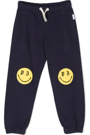 Palm Angels Pants con motivo Smiley