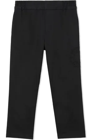 Burberry Pantalones con logo bordado
