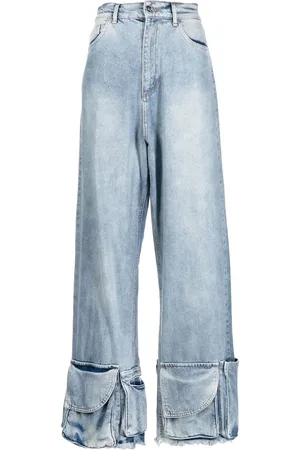 Natasha Zinko Jeans cargo con bolsillos