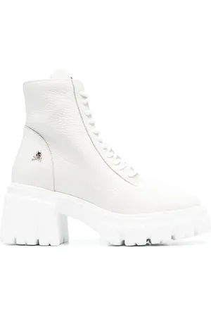 Philipp Plein Botines con agujetas y forro de lana
