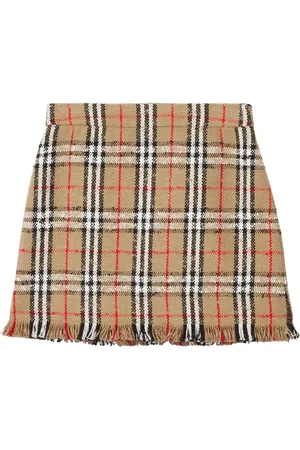 Burberry Falda corta con motivo Vintage Check