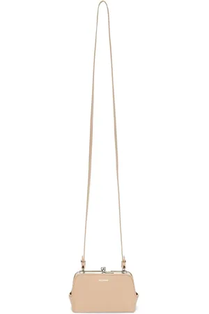 Jil Sander Tote con logo en relieve mini