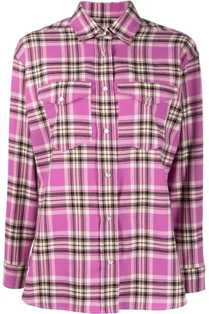 Marant Etoile Camisa con cuadros estampados