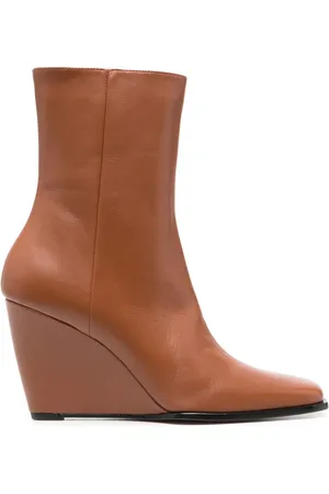 Wandler Botines con puntera cuadrada y tacón de 90mm