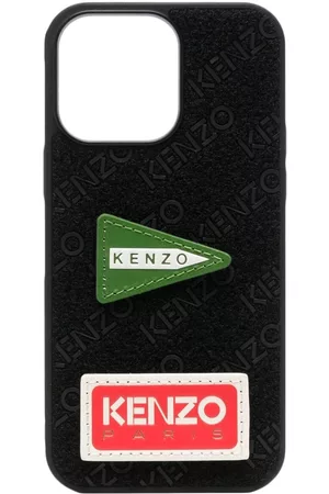 Kenzo Hombre Tablets y laptops - Funda para iPhone 14 con cierre autoadherente y parche del logo