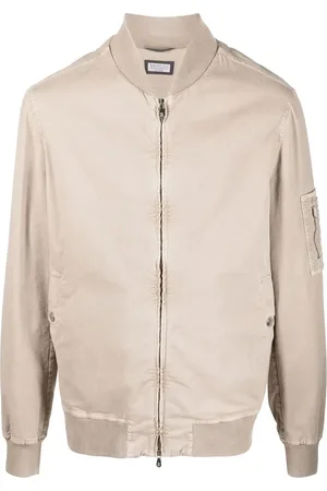 Brunello Cucinelli Chamarra bomber con cierre