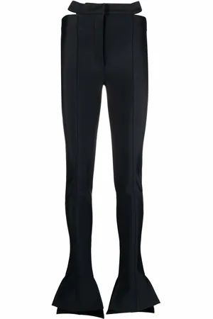 MUGLER Pantalones con detalles de aberturas